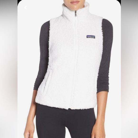 Patagonia Los Gatos White Womens Fleece Vest- Size XS - Picture 2 of 11